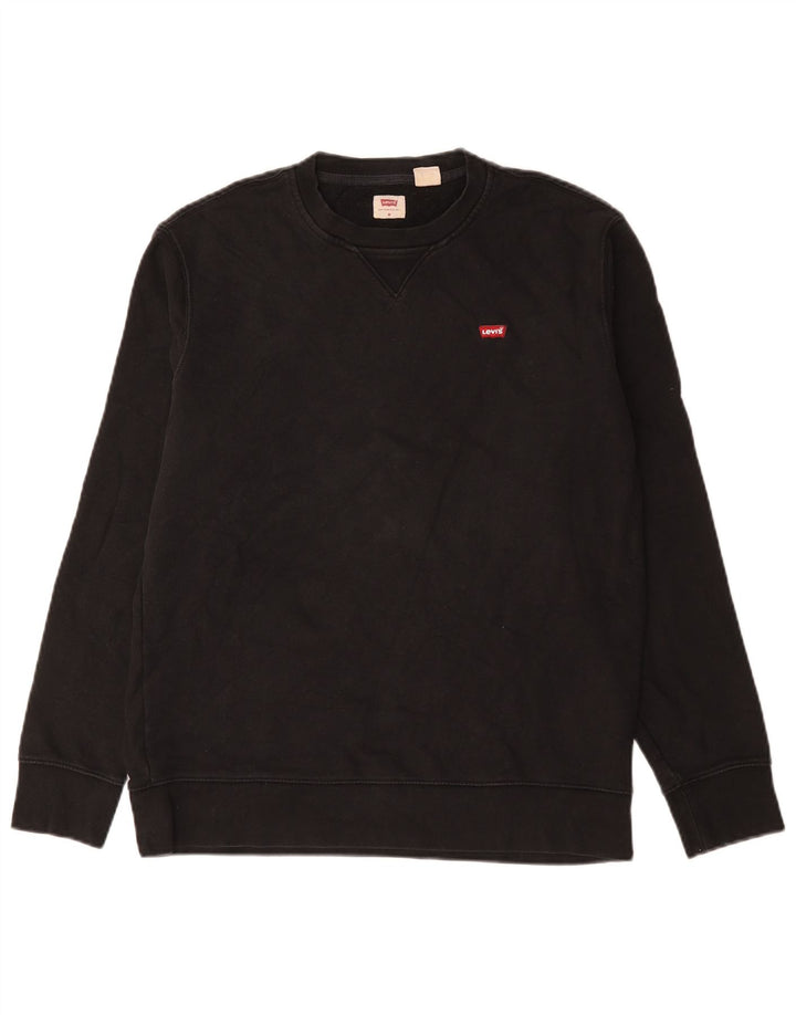 Levi's muška majica srednje veličine, crni pamuk