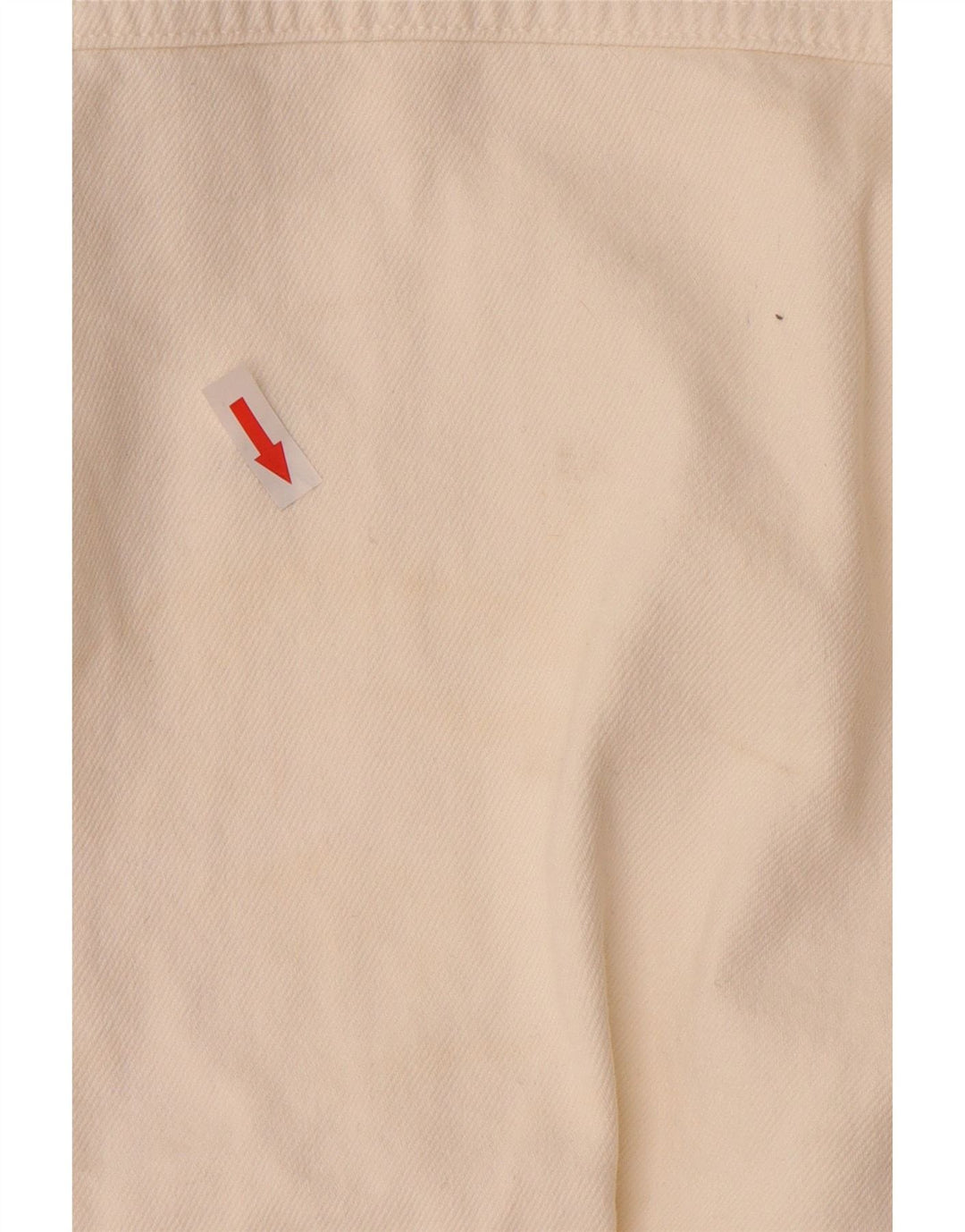 ZARA ženska prevelika traper jakna UK 10 Mali bijeli pamuk