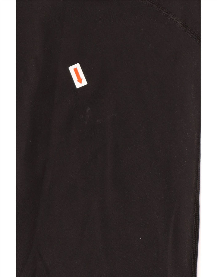 NIKE ženske Dri Fit Capri tajice UK 14 veliki crni poliester