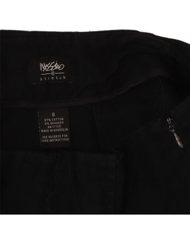 Mossimo ženska mini suknja niskog struka US 8 srednje veličine W32 crni pamuk