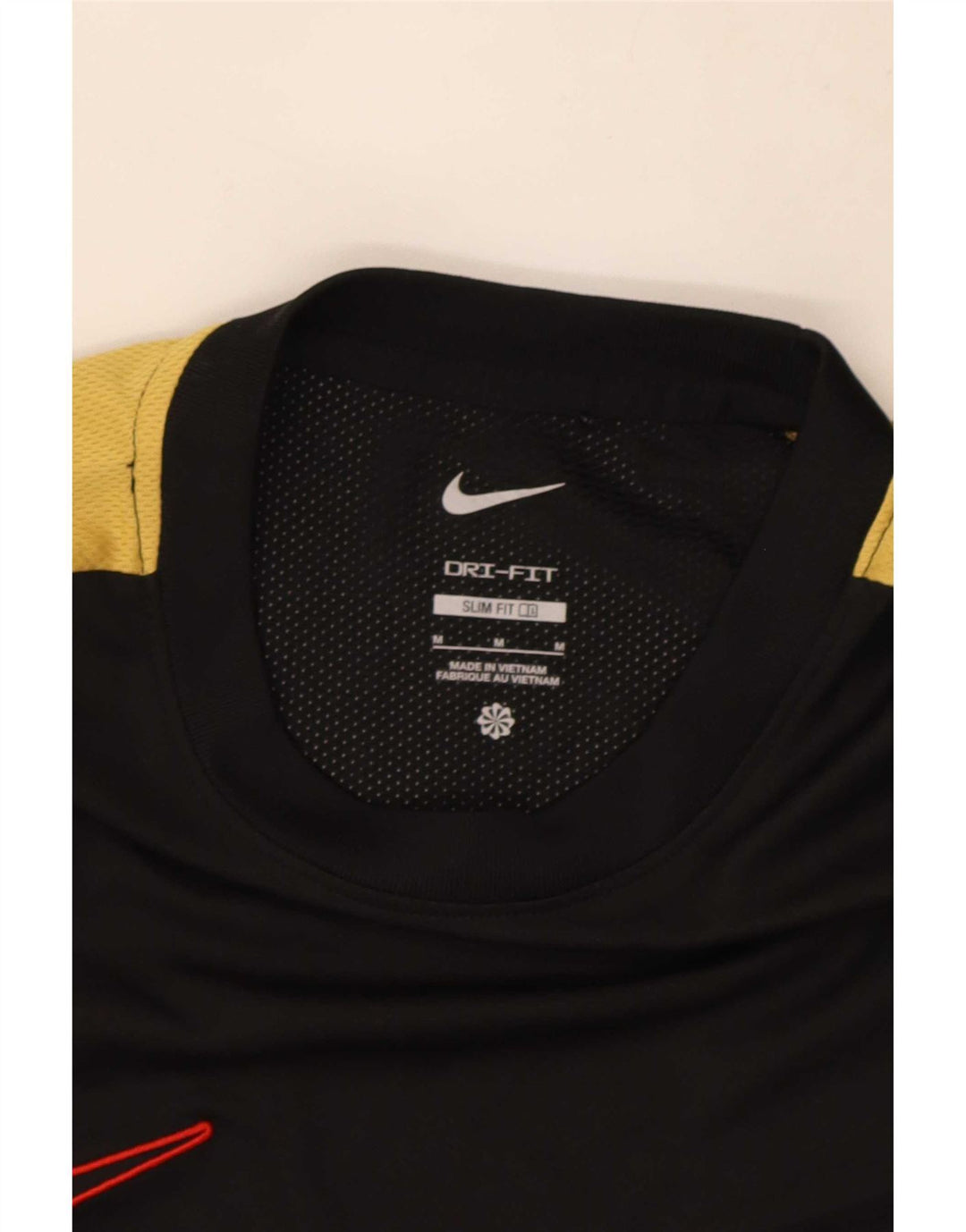 Nike Dri Fit Slim T-Shirt gornji dio srednje crne boje od poliestera