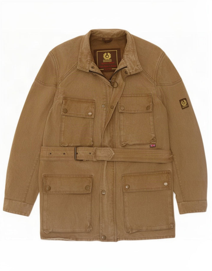 Belstaff muška pomoćna jakna UK 38 srednje smeđi pamuk