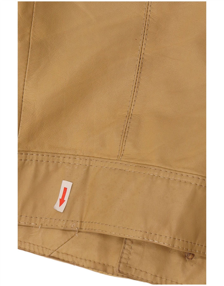 Vintage ženska bomber jakna UK 10 Mala bež