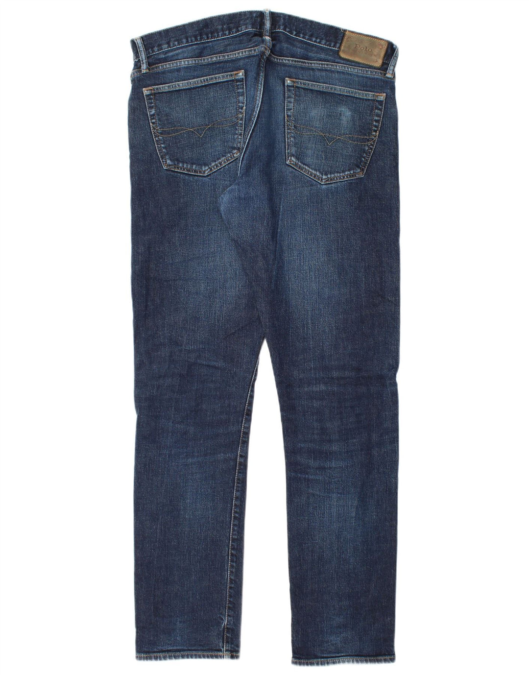 POLO RALPH LAUREN Muške uske traperice W34 L32 Plavi pamuk