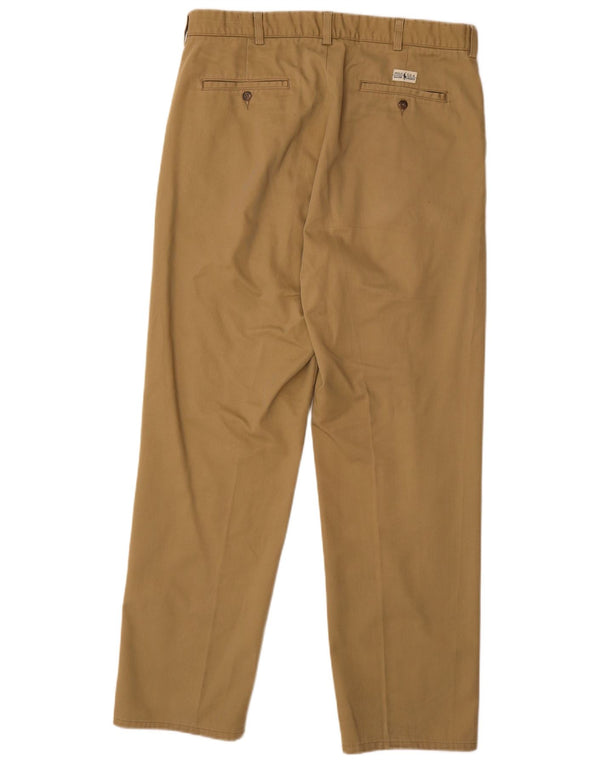 Polo Ralph Lauren muške chino hlače s klinovima W36 L32 kaki pamuk