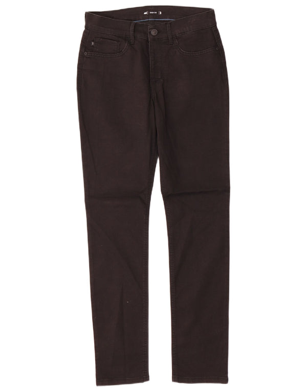 LEE Ženske uske traperice Easy Fit US 8 srednje W30 L31 crni pamuk