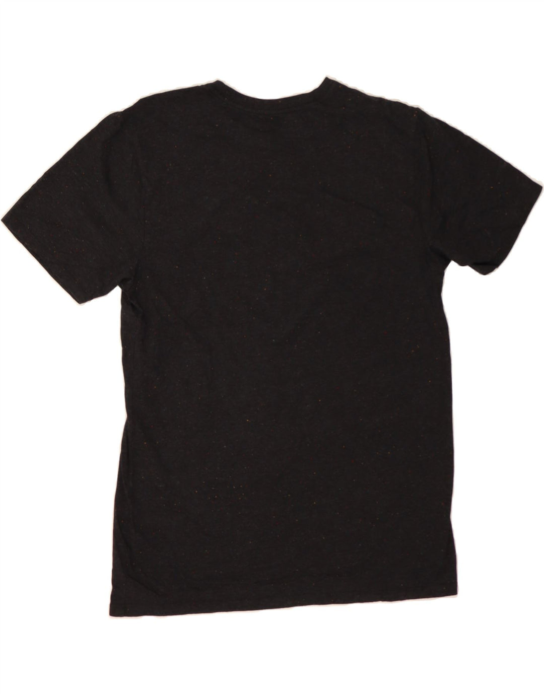 HURLEY Mens Graphic T-Shirt Top  Medium Black Flecked Cotton Vintage Hurley and Second-Hand Hurley from Messina Hembry 