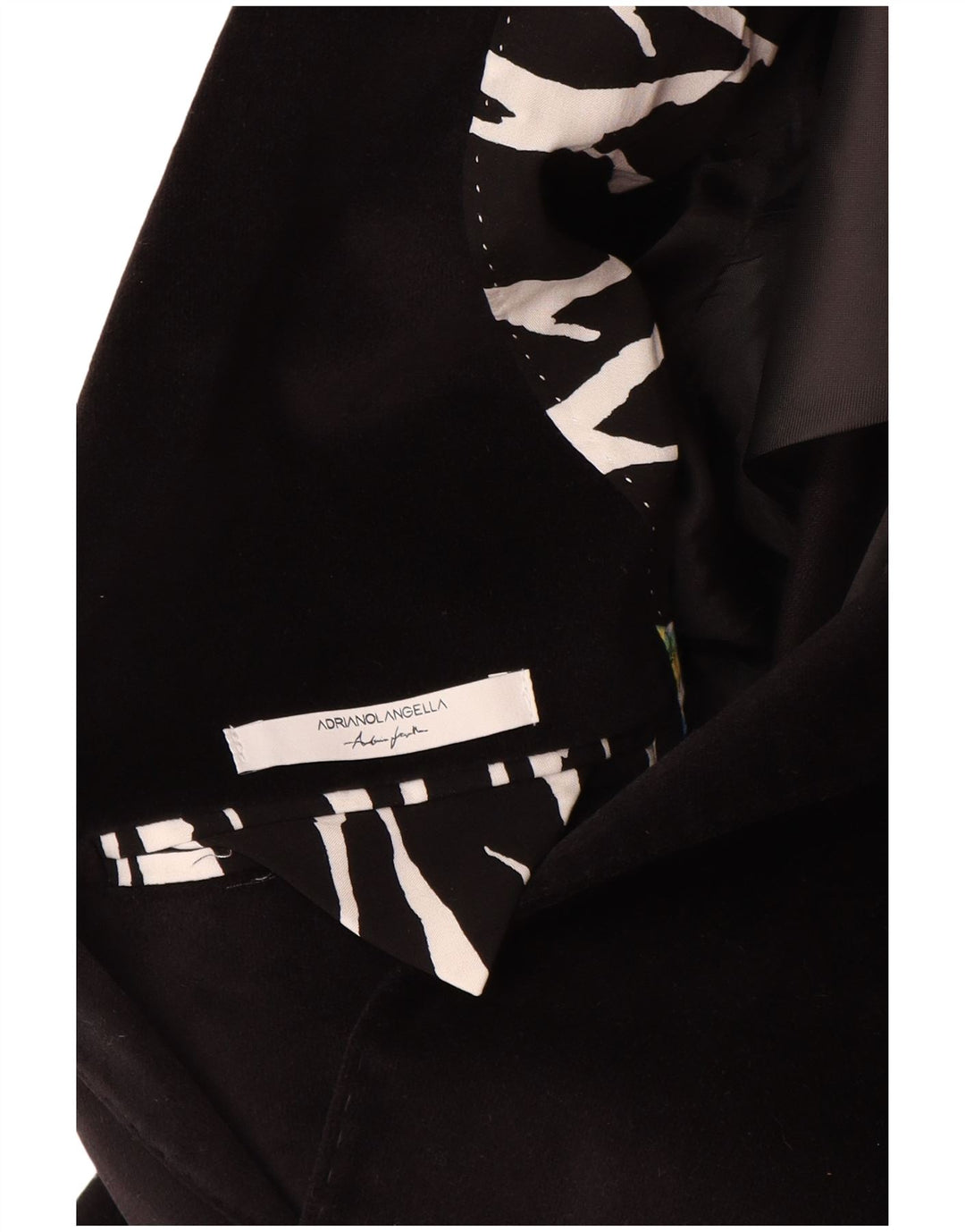 VINTAGE muška jakna sa 2 gumba IT 50 veliki crni pamuk