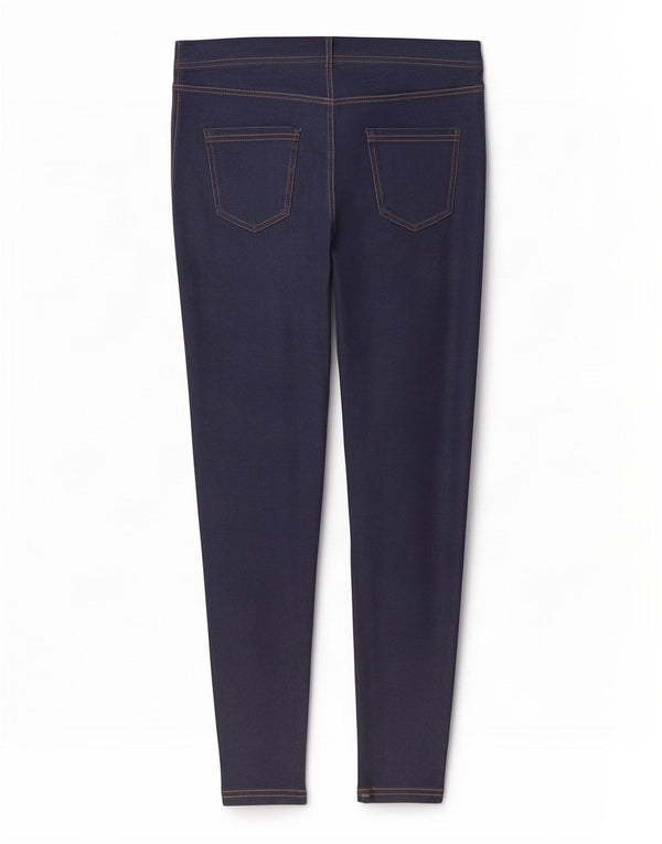 Marks & Spencer ženske jegging traperice UK 12 srednje W30 L27 tamnoplavi pamuk