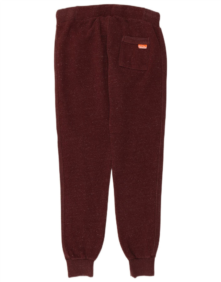 SUPERDRY Ženska trenirka Hlače Joggers UK 14 Srednje Bordo Flecked