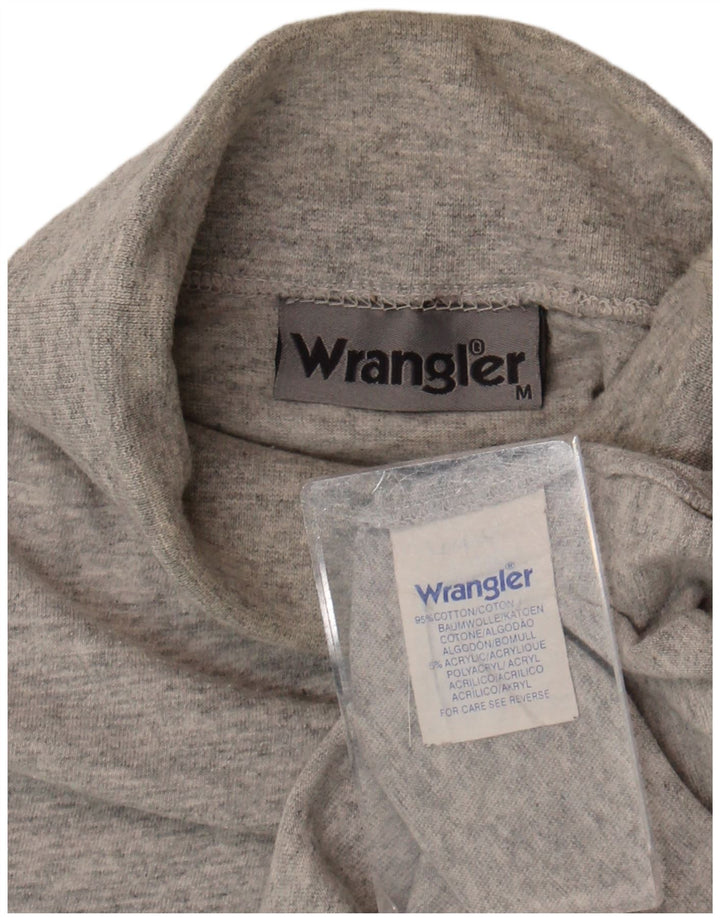 Wrangler muška majica s dugim rukavima na duge rukave, srednje sivi pamuk