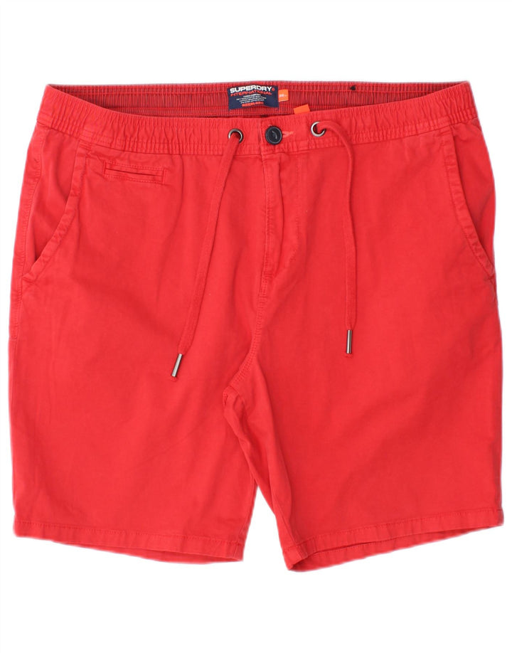 SUPERDRY Muške chino kratke hlače W36 Veliki crveni pamuk