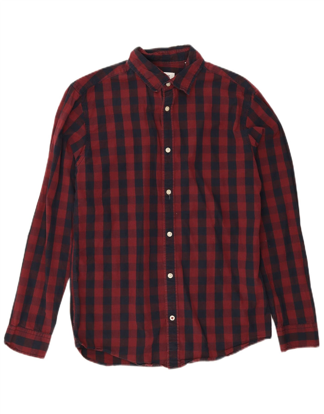 Jack & Jones muška košulja srednje boje bordo gingham boje