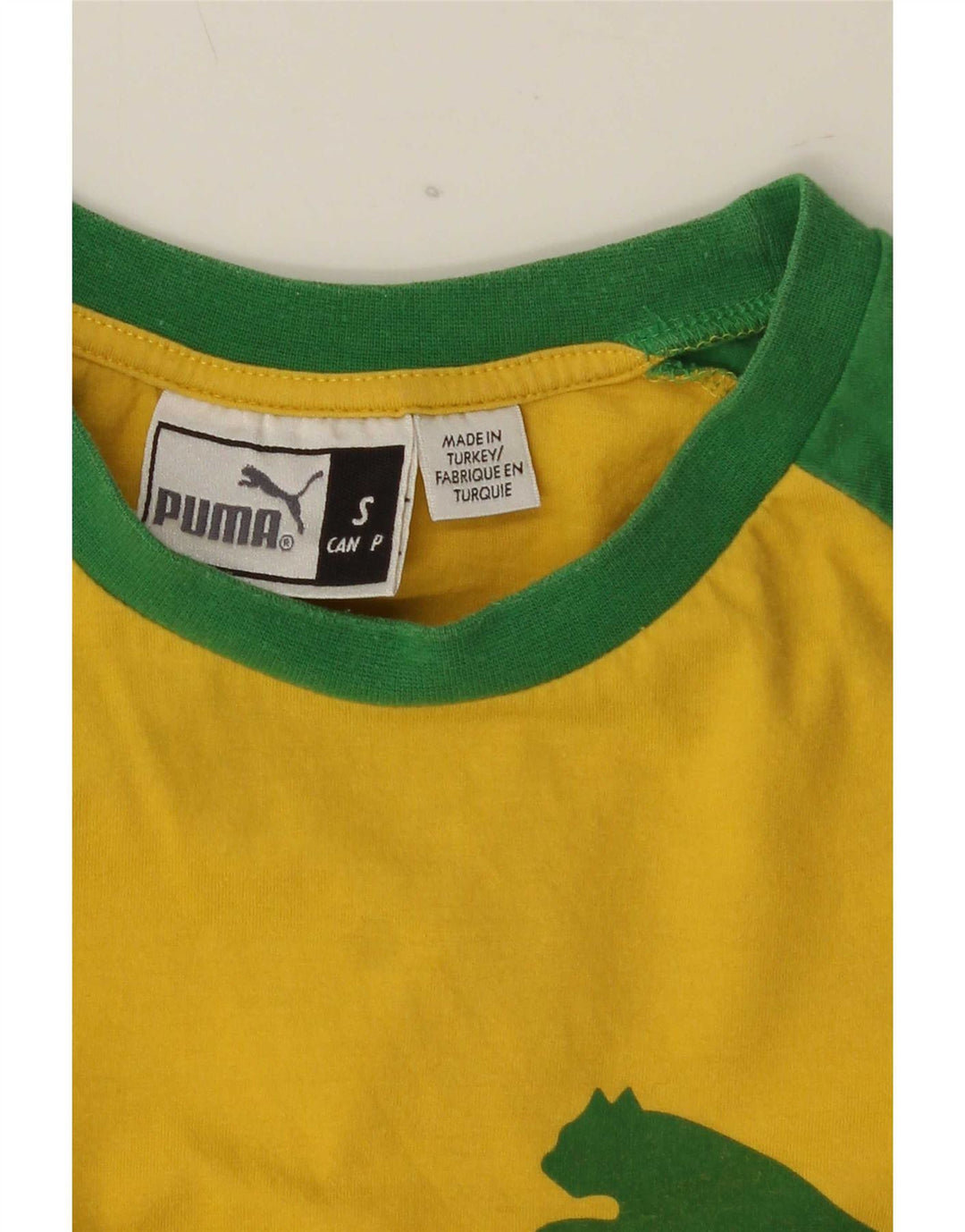 Puma muška majica s grafičkim motivima, mala žuta boja