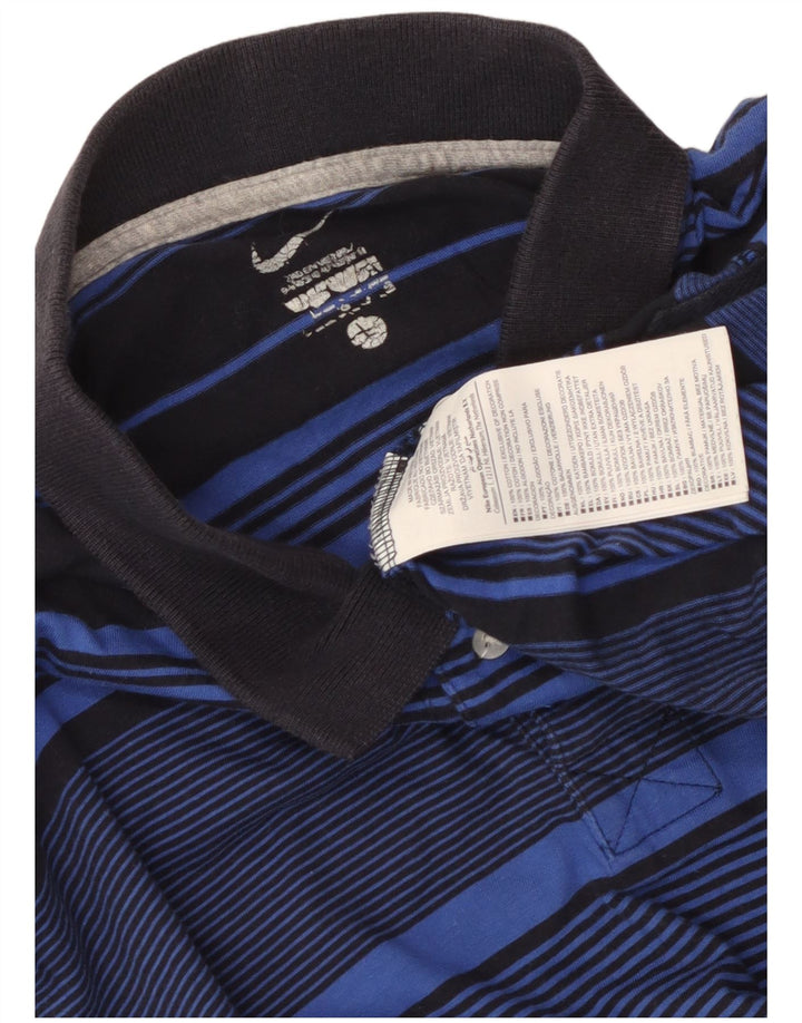 Nike muška polo majica s velikim plavim prugama, pamuk
