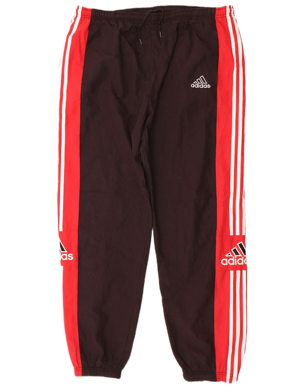 ADIDAS muške grafičke trenirke hlače Joggers XL Black Colourblock