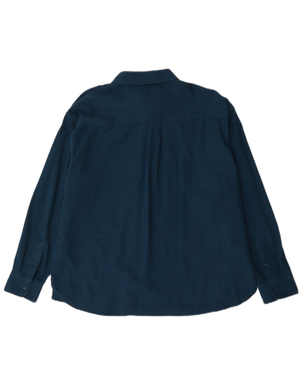 Crew Clothing Ženska košulja opuštenog kroja UK 16 Large Blue Pamuk