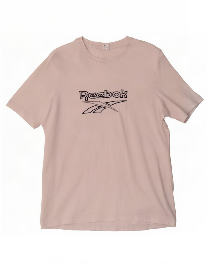 Reebok muška majica s grafičkim motivima, mali bijeli pamuk