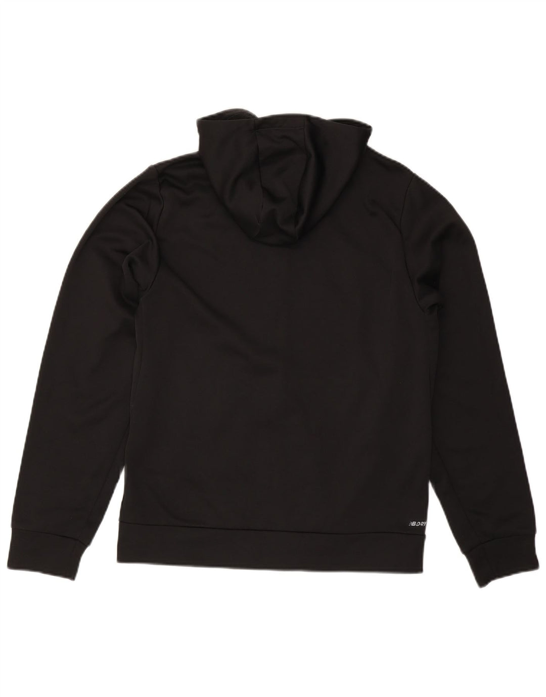 NEW BALANCE Muški pulover s kapuljačom s patentnim zatvaračem srednje crne boje od poliestera