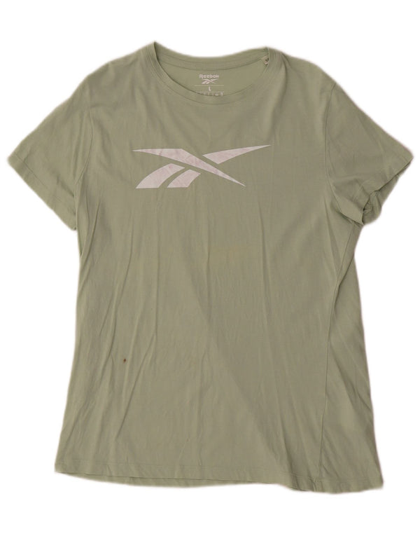 Reebok ženska majica kratkih rukava s grafičkim motivima UK 16/18 velika zelena