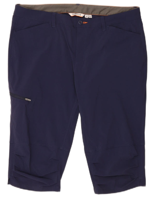 Orvis ženske kargo kratke hlače UK 16 Large W36 tamnoplavi najlon