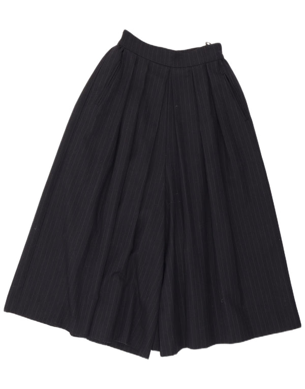 JOHN ROCHA Ženske široke ležerne hlače UK 10 male W25 tamnoplave