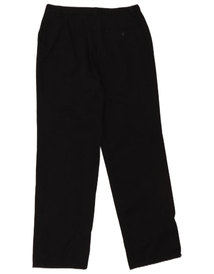 EDDIE BAUER Ženske ravne chino hlače EU 40 srednje W30 L30 crne