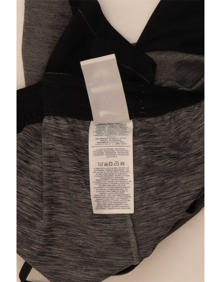 Nike muške Dri Fit uske sportske kratke hlače srednje sive boje od poliestera