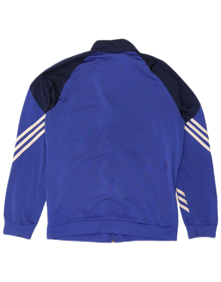 Adidas muška trenirka gornja jakna srednje plave boje od poliestera