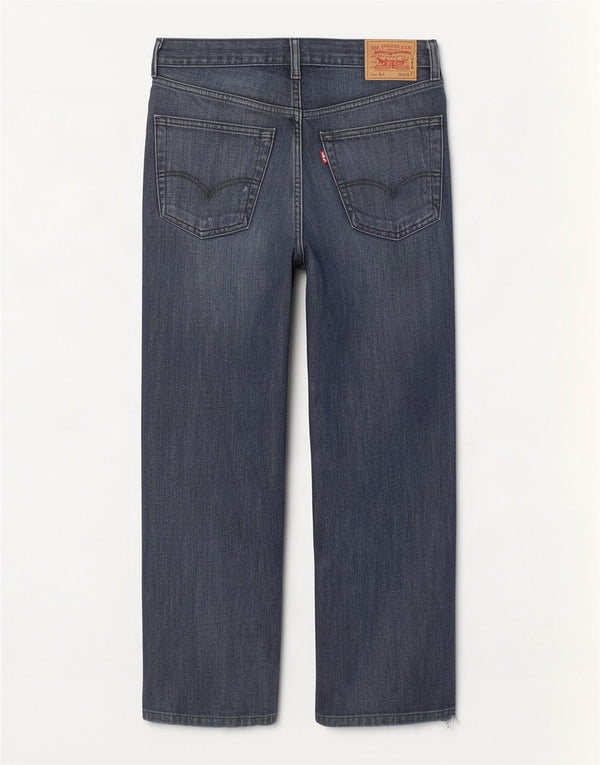 Levi's muške 501 ravne traperice W36 L27 tamnoplavi pamuk