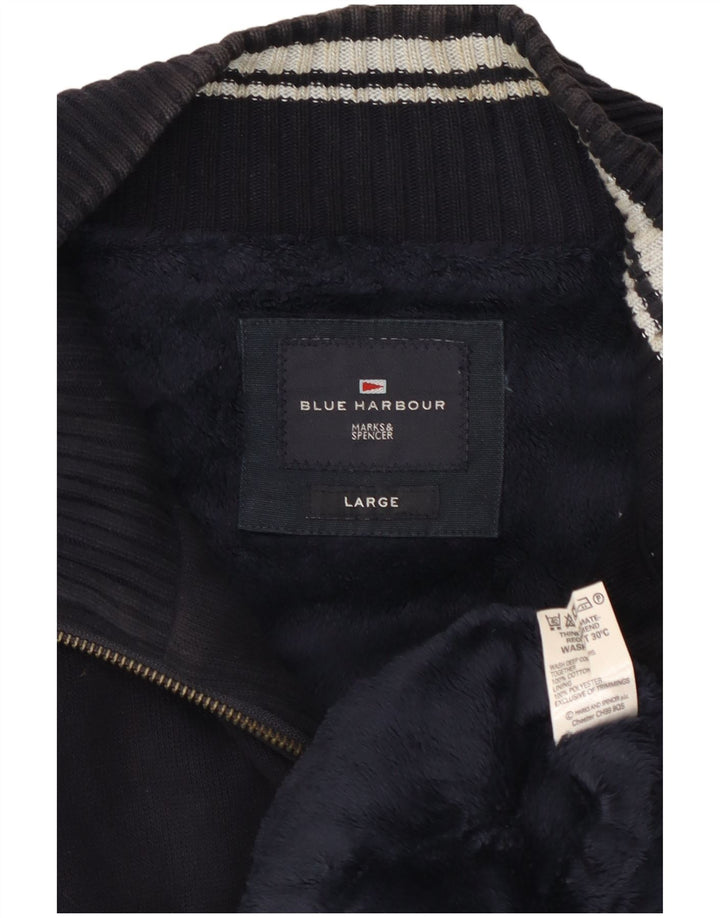 Marks & Spencer muška trenirka Blue Harbor Gornja jakna velika tamnoplava