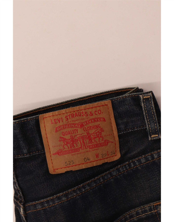 Levi's ženske 525 Bootcut traperice W29 L30 tamnoplavi pamuk