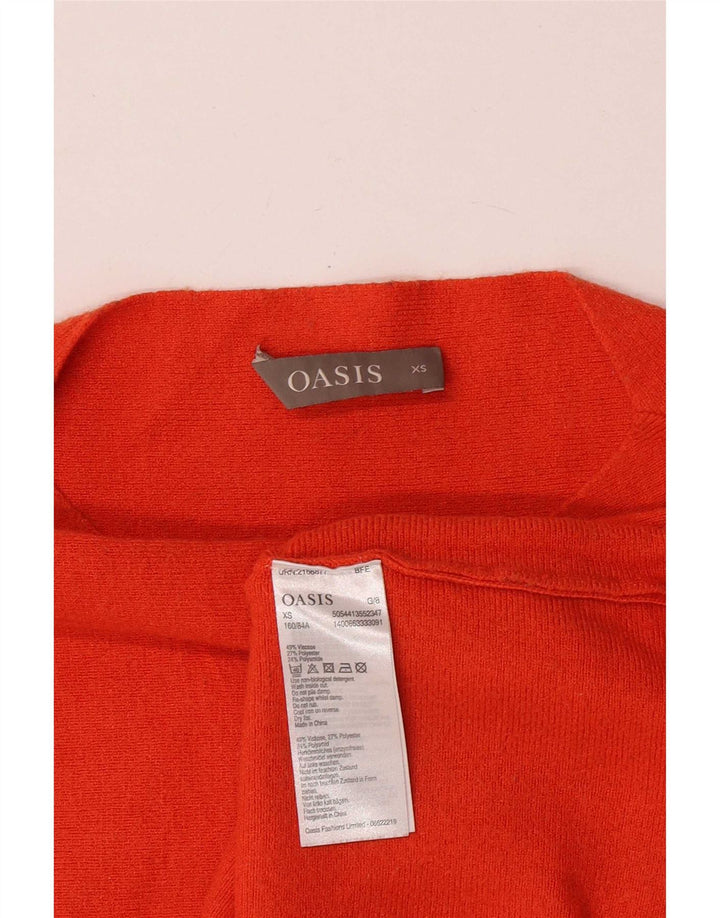 Oasis ženska majica dugih rukava UK 6 XS narančasta viskoza