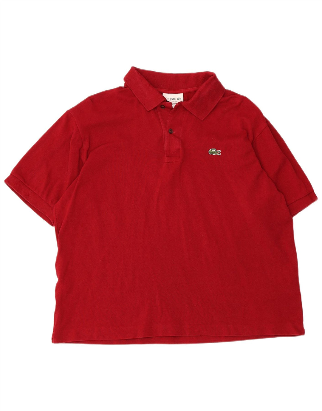 LACOSTE muška klasična polo majica veličine 6 XL, crveni pamuk