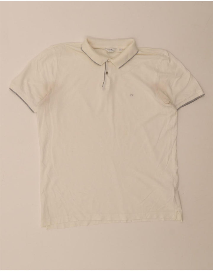 Calvin Klein muška polo majica velika bijela pamučna