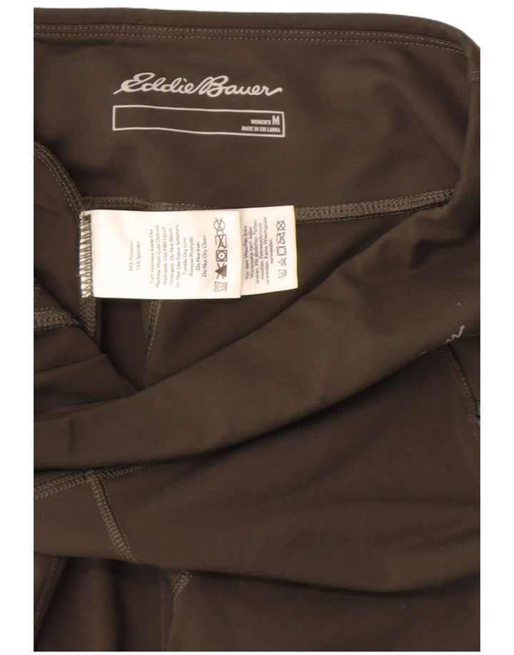 Ženske kapri tajice Eddie Bauer UK 12 Srednje zeleni poliester