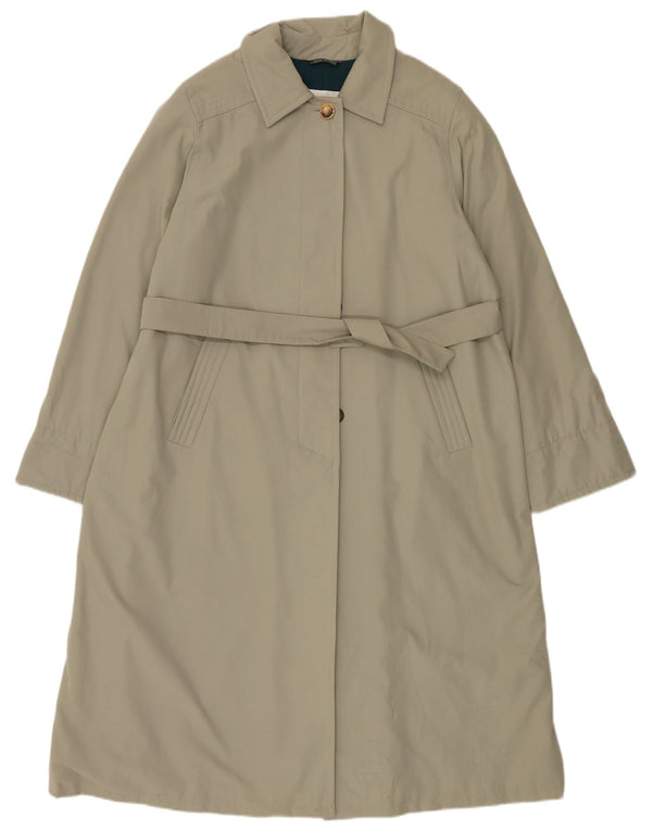 Vintage Womens Trench Coat UK 16 Large Khaki