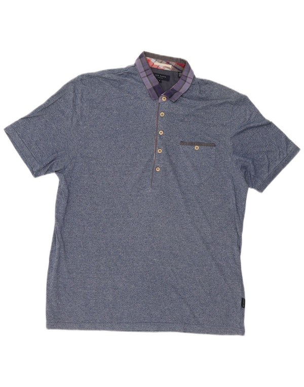 Ted Baker muška polo majica veličina 6 2XL plavi flekasti pamuk