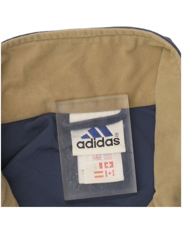 Adidas muška gornja jakna od trenirke od velura UK 40/42 srednje tamnoplava poliester