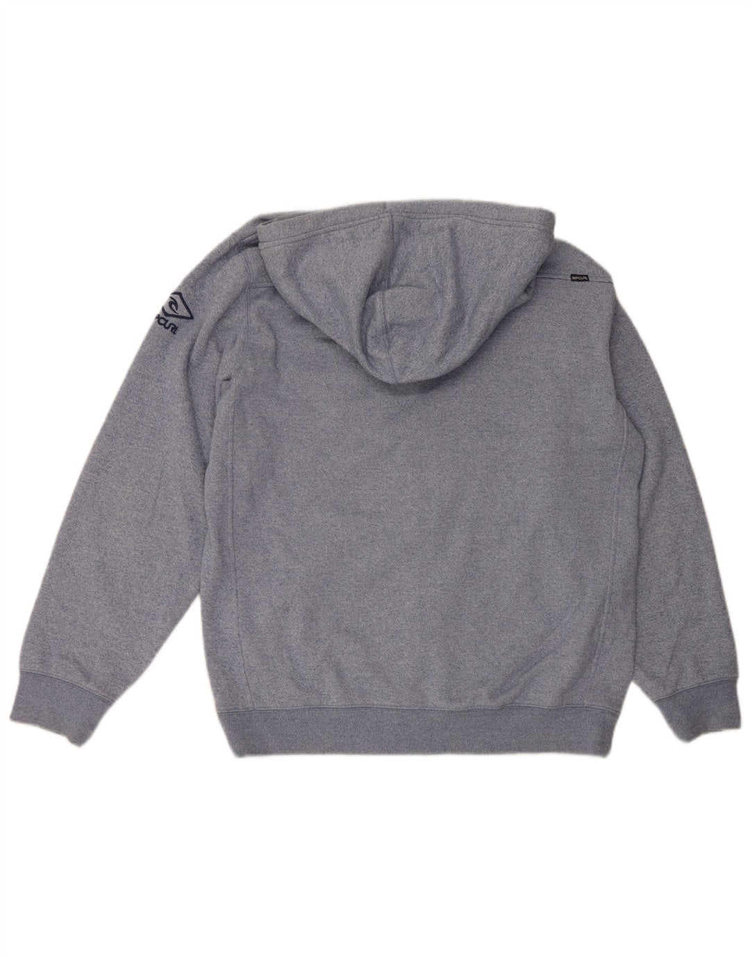Rip Curl muški pulover s kapuljačom na patentni zatvarač, veliki plavi pamuk