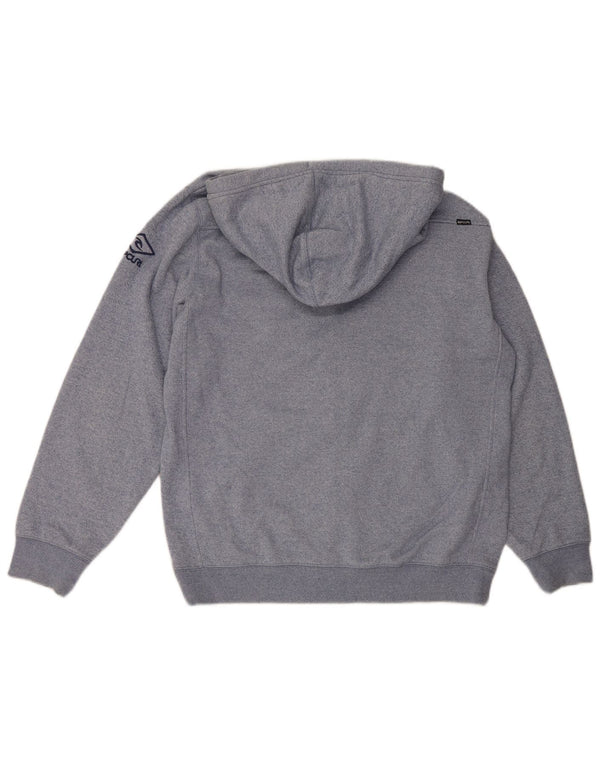 Rip Curl muški pulover s kapuljačom na patentni zatvarač, veliki plavi pamuk