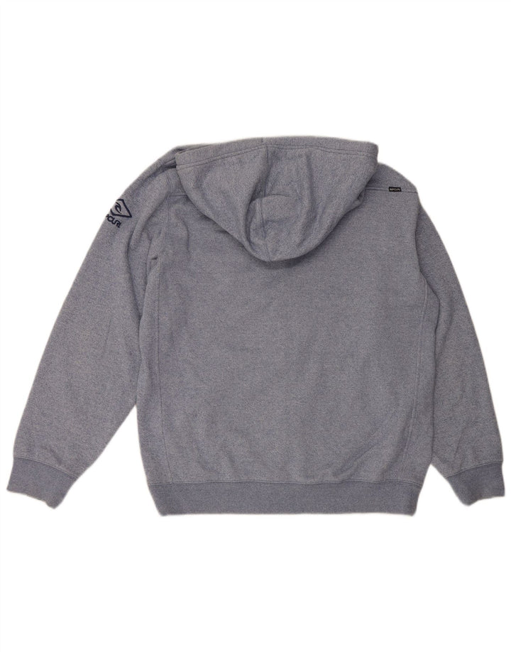 Rip Curl muški pulover s kapuljačom na patentni zatvarač, veliki plavi pamuk