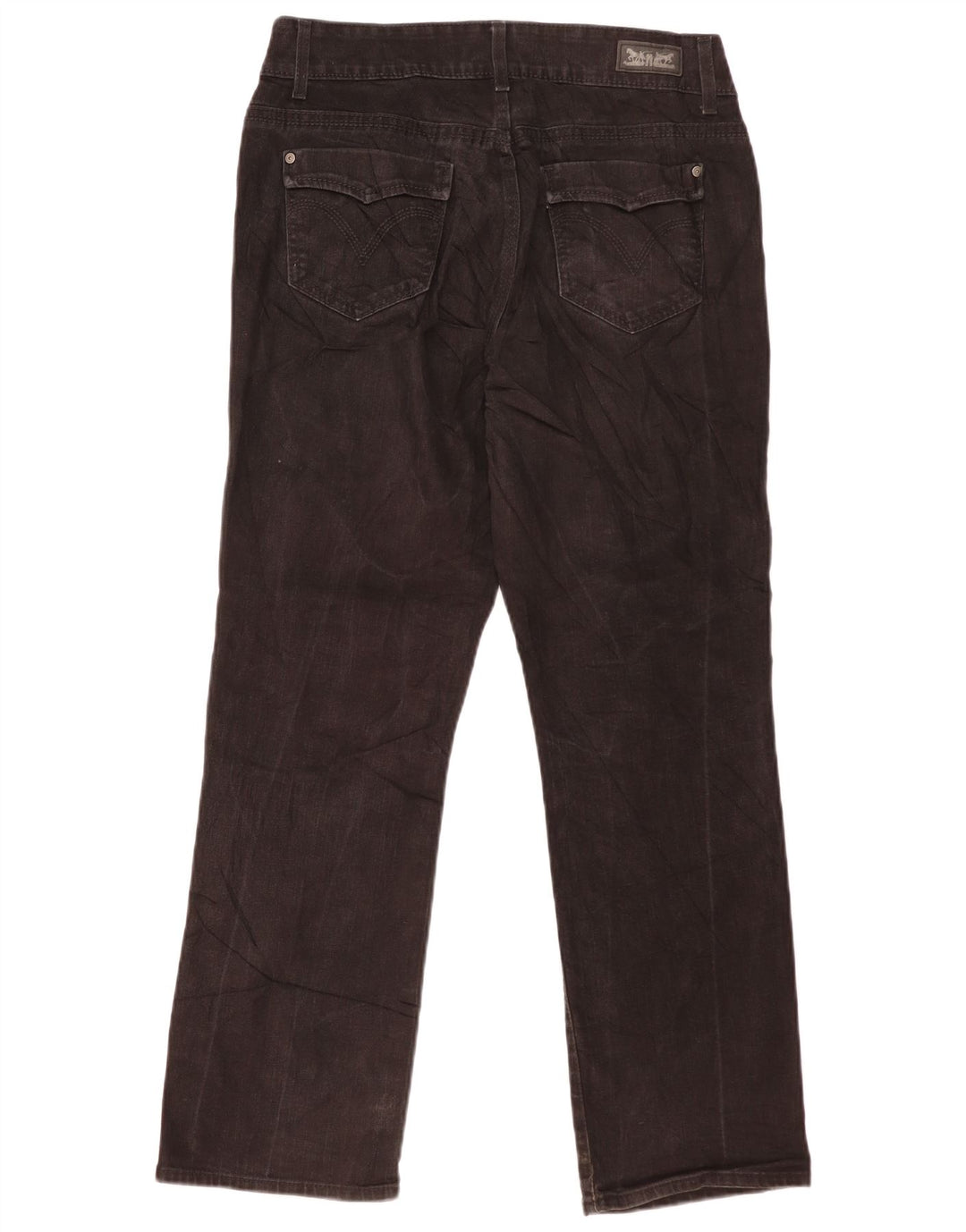 Levi's ženske ravne traperice US 14 Large W32 L30 crne