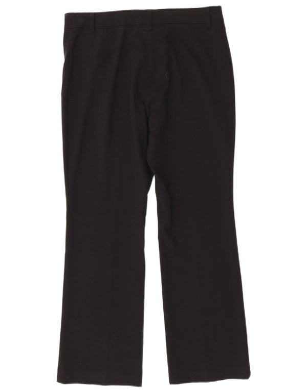 Marks & Spencer ženske ležerne hlače s bootcut UK 12 srednje W32 L28 crne