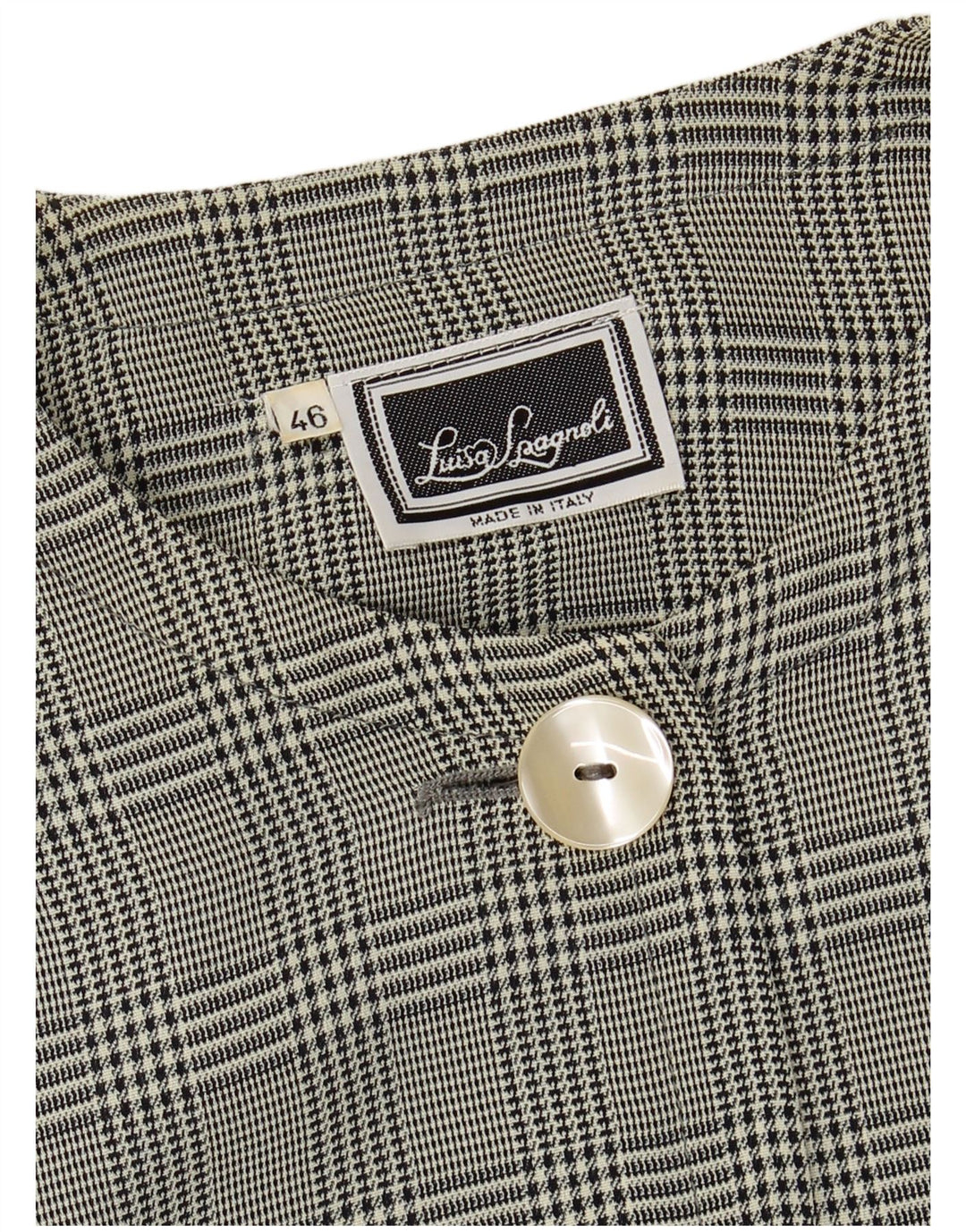 LUISA SPAGNOLI Ženska jakna s 3/4 rukavima IT 46 Veliki zeleni karirani