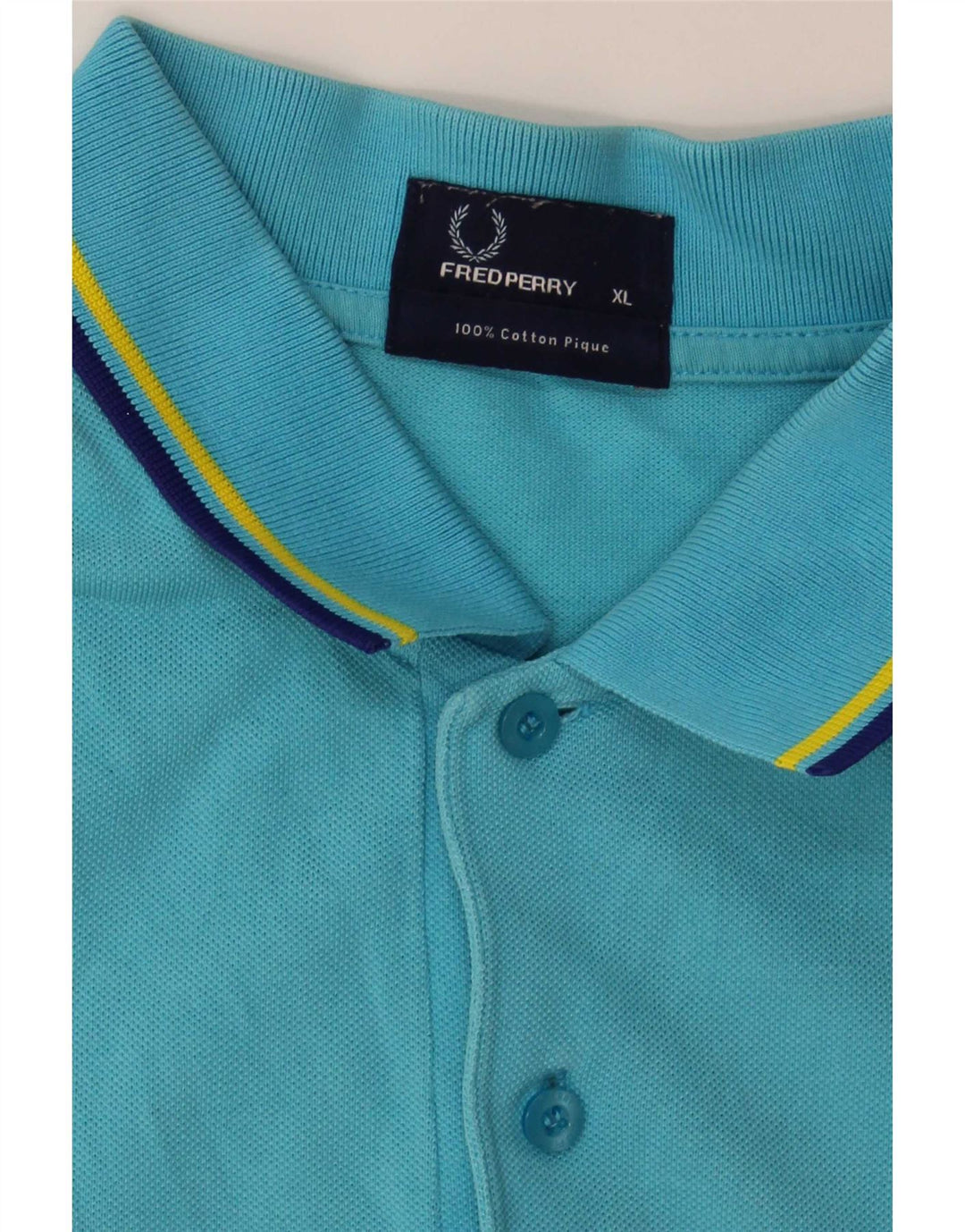Fred Perry muška polo majica XL pamuk na plave pruge