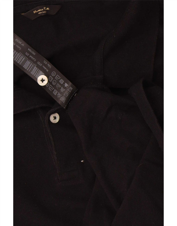 Massimo Dutti muška polo majica 2XL crni pamuk