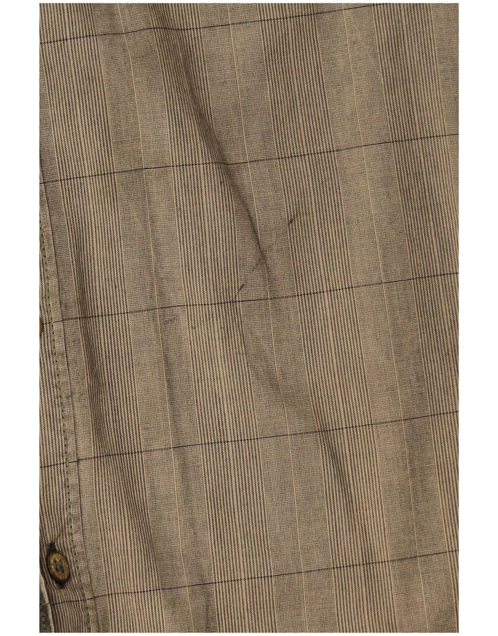 CAMEL ACTIVE muška majica standardnog kroja XL kaki karirani pamuk