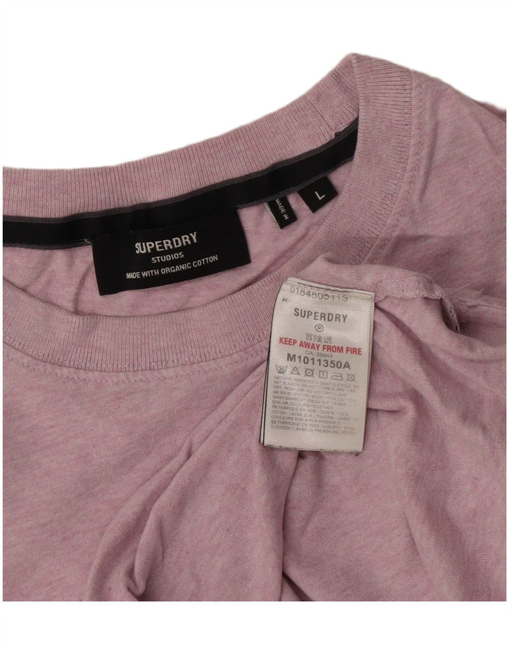 Superdry muška majica kratkih rukava Veliki ružičasti pamuk