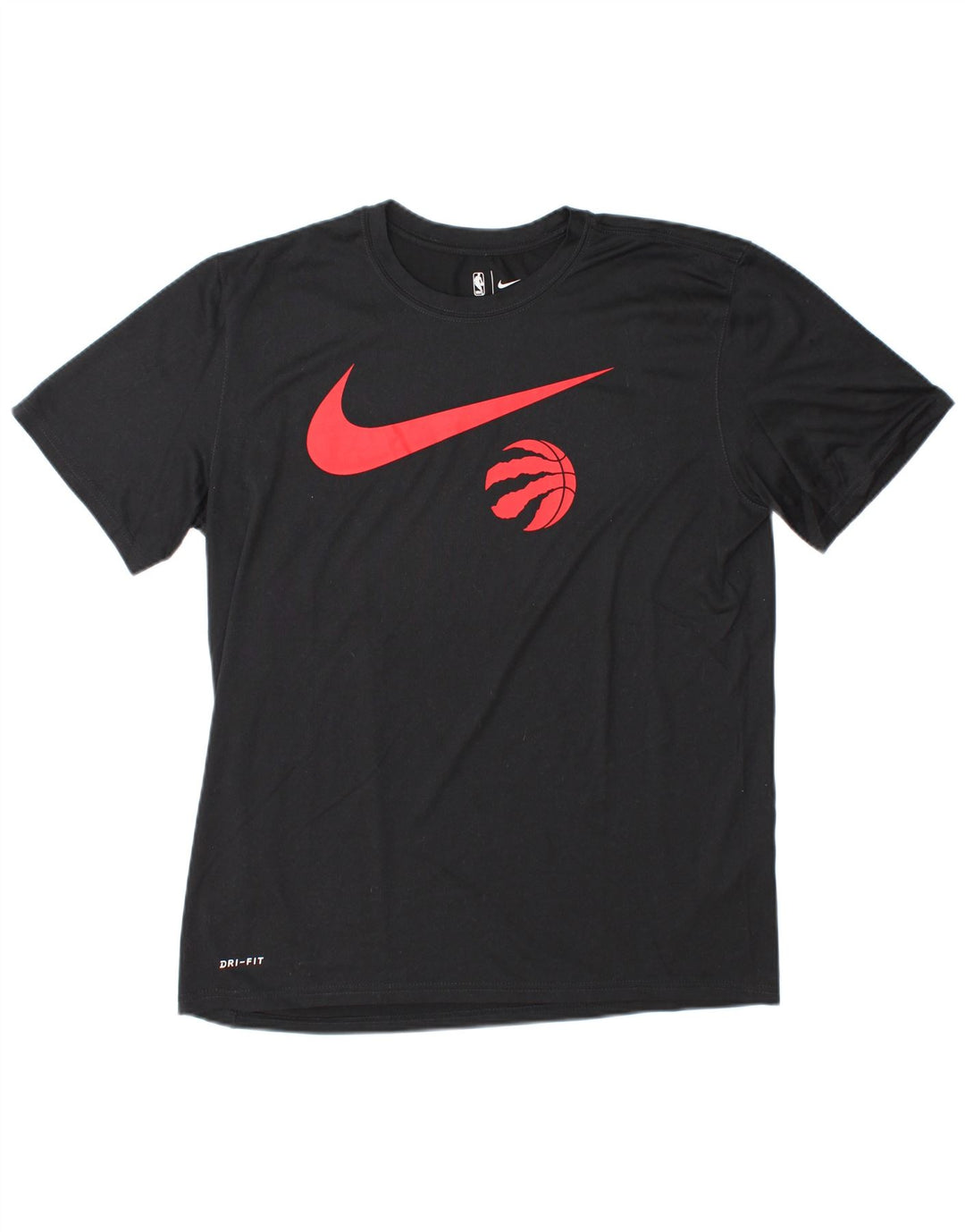 Nike Dri Fit Graphic T-Shirt Top Veliki crni poliester